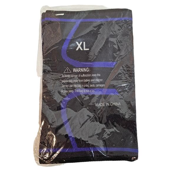 DCF Knee Compression Support Sleeve with Gel Grip 1 Pair XL - Picture 4 of 4